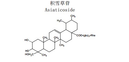 積雪草苷中藥化學(xué)對(duì)照品分子結(jié)構(gòu)圖