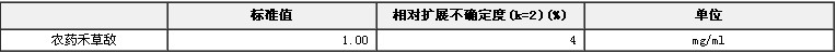 農藥禾草敵溶液標準物質
