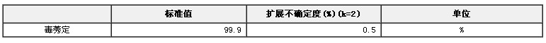 毒莠定農藥純度標準物質