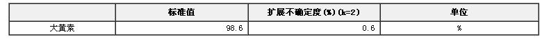 大黃素純度標準物質
