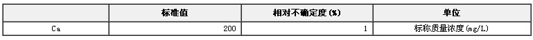 模擬天然水鈣溶液成分分析標(biāo)準(zhǔn)物質(zhì)