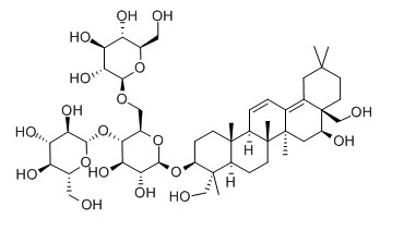 斷血流皂苷A對照品分子結構圖