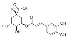 新綠原酸對照品分子結構圖 