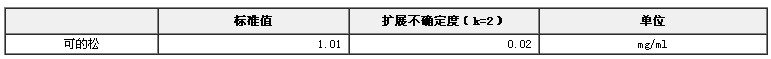 甲醇中可的松溶液標準物質
