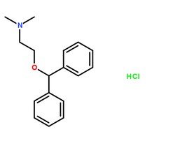 鹽酸苯海拉明CAS號(hào)：147-24-0分子結(jié)構(gòu)圖