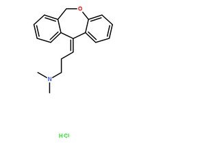 鹽酸多塞平CAS號：1229-29-4分子結構圖