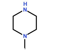N-甲基哌嗪分子結構圖