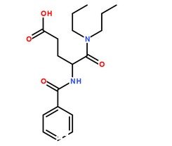 丙谷胺分子結構圖