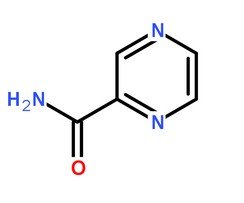吡嗪甲酰胺分子結構圖