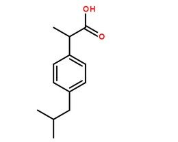 布洛芬對照品分子結(jié)構(gòu)圖