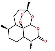 青蒿素分子結(jié)構(gòu)圖