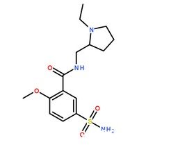 舒必利分子結構圖