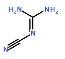 二氰二胺分子結構圖