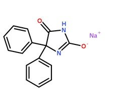 苯妥英鈉分子結構圖