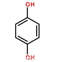 對苯二酚分子結構圖