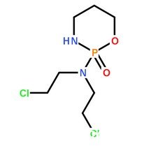 環(huán)磷酰胺分子結(jié)構(gòu)圖