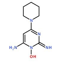 米諾地爾分子結構圖