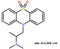 鹽酸二氧丙嗪分子結構圖
