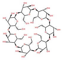 β-環(huán)糊精分子結(jié)構(gòu)圖