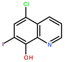 氯碘羥喹分子結構圖