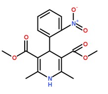 硝苯地平在結(jié)構(gòu)圖