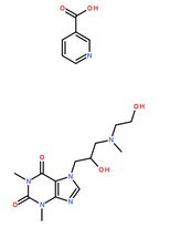 煙酸占替諾分子結(jié)構(gòu)圖