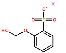 愈創木酚磺酸鉀分子結構圖