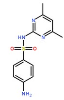 磺胺二甲嘧啶分子結(jié)構(gòu)圖
