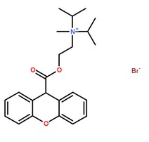 溴丙胺太林分子結(jié)構(gòu)圖