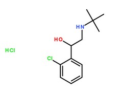 鹽酸妥布特羅分子結構圖