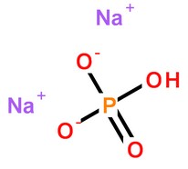 磷酸氫二鈉分子結構圖
