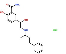 鹽酸拉貝洛爾分子結(jié)構(gòu)圖