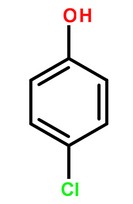 對氯苯酚分子結構圖
