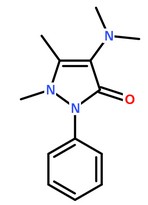 氨基比林分子結構圖
