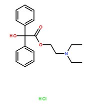鹽酸貝那替嗪分子結(jié)構(gòu)圖