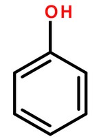 苯酚分子結構圖