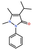 異丙安替比林分子結構圖
