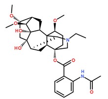 高烏甲素分子結構圖