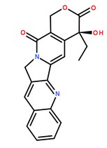 喜樹堿分子結構圖