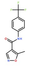 來氟米特分子結(jié)構(gòu)圖