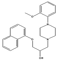 萘哌地爾分子結(jié)構(gòu)圖
