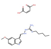 馬來酸替加色羅分子結構圖