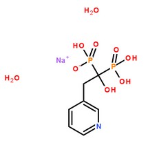 利賽膦酸鈉分子結構圖