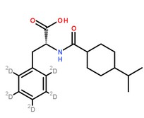 那格列奈分子結(jié)構圖