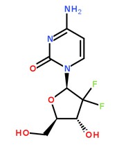鹽酸吉西他濱分子結構圖