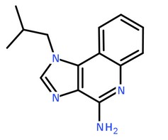 咪喹莫特分子結(jié)構(gòu)圖