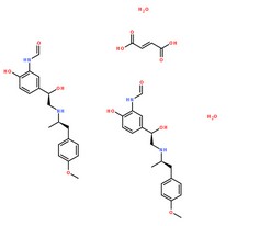 富馬酸福莫特羅分子結構圖