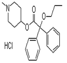 鹽酸丙哌維林分子結構圖
