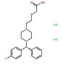 鹽酸左旋西替利嗪分子結構圖