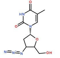 齊多夫定分子結(jié)構(gòu)圖